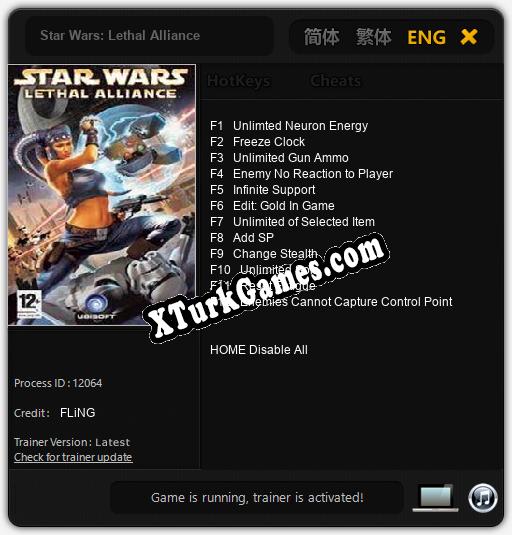 Star Wars: Lethal Alliance: Trainer’ı (V1.0.30)