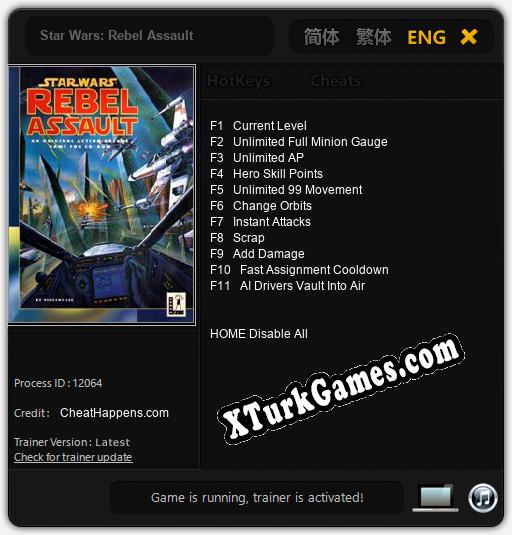 Star Wars: Rebel Assault: Cheats, Trainer +11 [CheatHappens.com]