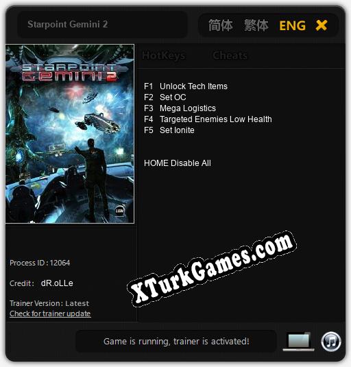 Starpoint Gemini 2: Cheats, Trainer +5 [dR.oLLe]