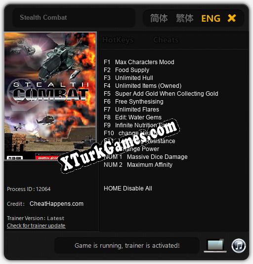 İçin Trainer’ı Çıktı Stealth Combat [v1.0.5]