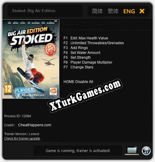 Stoked: Big Air Edition: Cheats, Trainer +7 [CheatHappens.com]