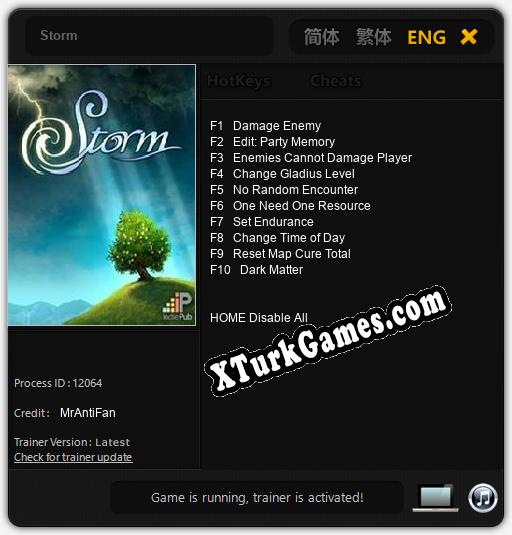 Storm: Trainer +10 [v1.5]