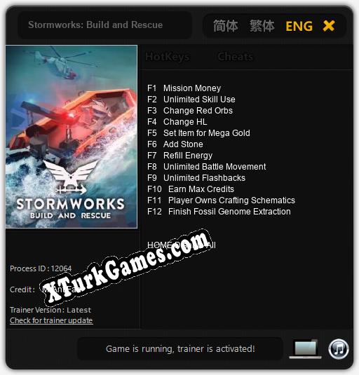 Stormworks: Build and Rescue: Trainer’ı (V1.0.31)