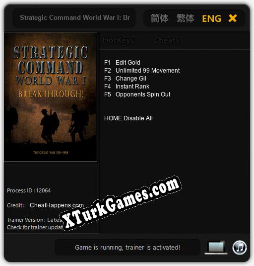 Strategic Command World War I: Breakthrough!: Cheats, Trainer +5 [CheatHappens.com]