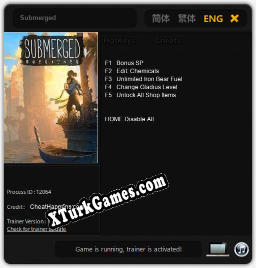 Submerged: Trainer’ı (V1.0.20)