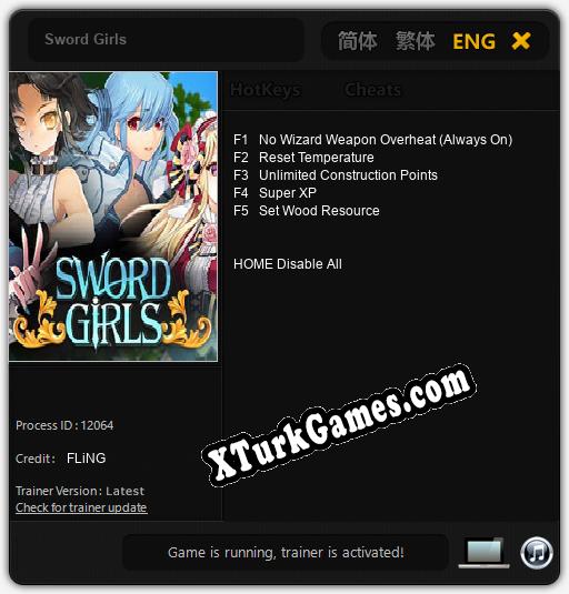 Sword Girls: Trainer +5 [v1.9]