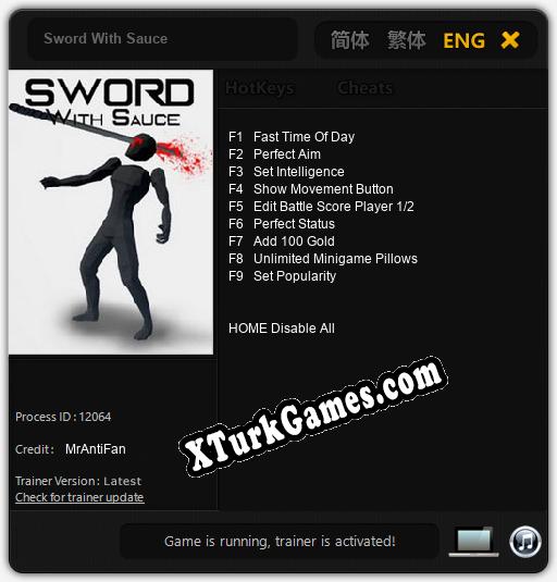 Sword With Sauce: Trainer +9 [v1.5]