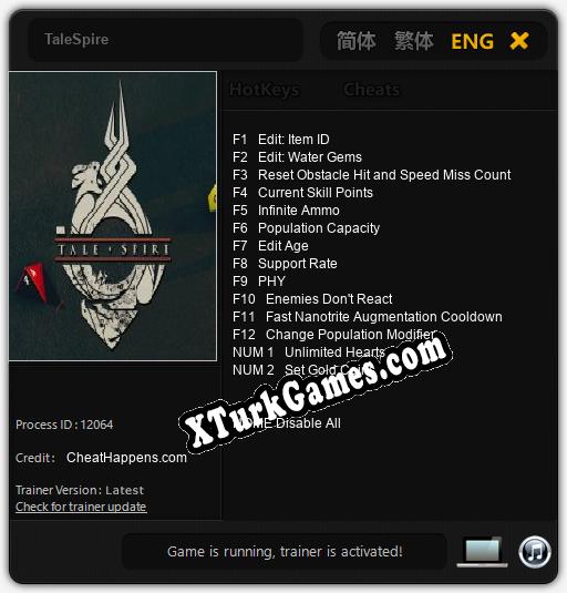TaleSpire: Cheats, Trainer +14 [CheatHappens.com]