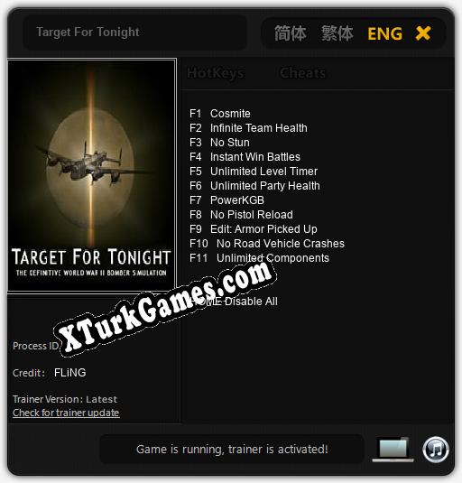 Target For Tonight: Trainer +11 [v1.7]