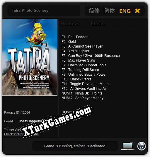 Tatra Photo Scenery: Cheats, Trainer +14 [CheatHappens.com]