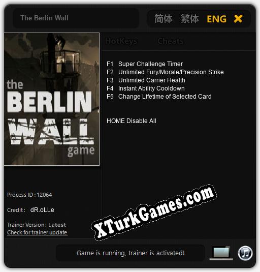 The Berlin Wall: Trainer’ı (V1.0.35)
