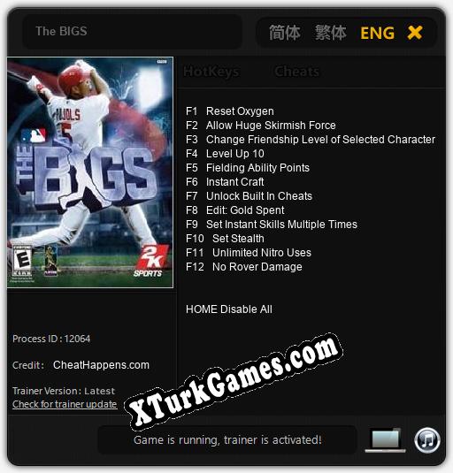 The BIGS: Trainer’ı (V1.0.2)