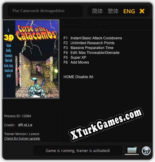 The Catacomb Armageddon: Trainer +6 [v1.5]