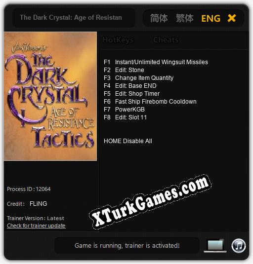 The Dark Crystal: Age of Resistance Tactics: Trainer’ı (V1.0.15)