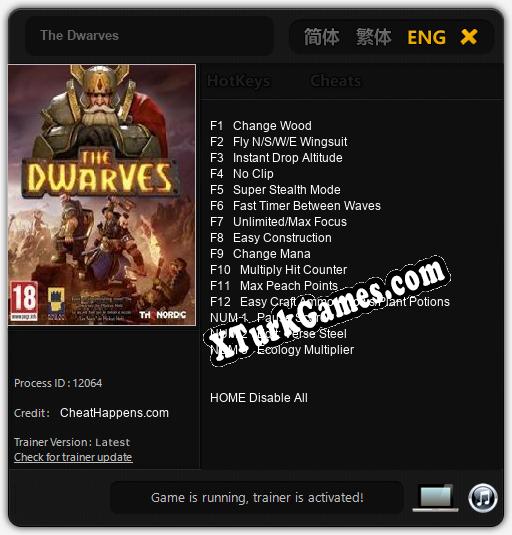 The Dwarves: Trainer’ı (V1.0.18)