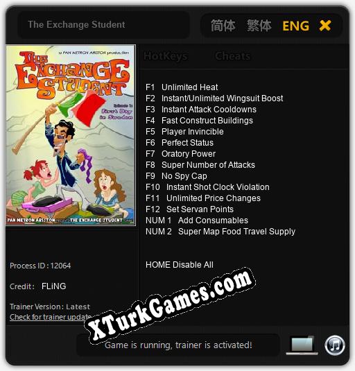 The Exchange Student: Trainer’ı (V1.0.23)
