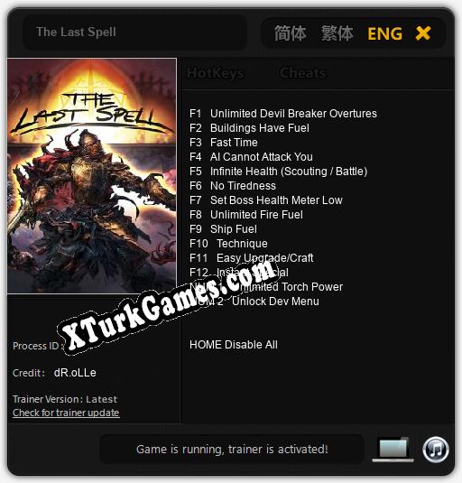 The Last Spell: Cheats, Trainer +14 [dR.oLLe]