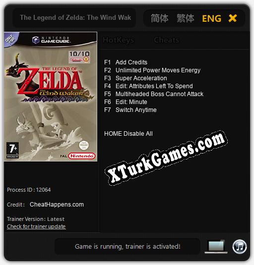 The Legend of Zelda: The Wind Waker: Cheats, Trainer +7 [CheatHappens.com]