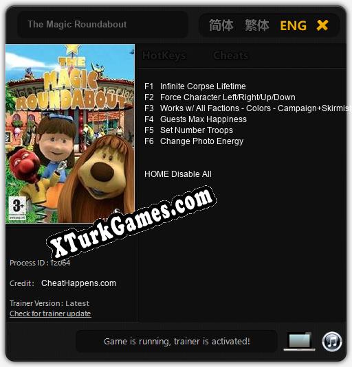 The Magic Roundabout: Cheats, Trainer +6 [CheatHappens.com]