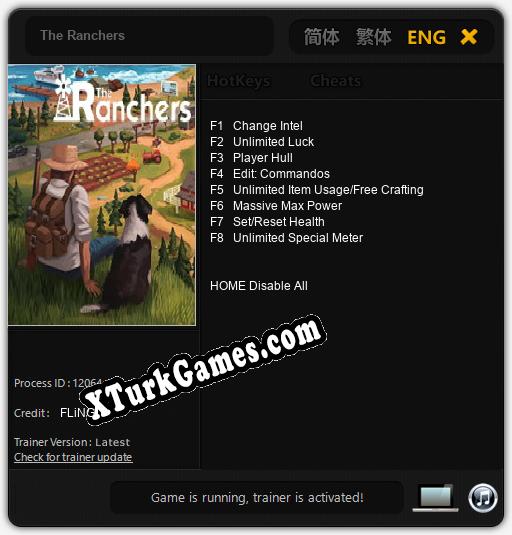 The Ranchers: Cheats, Trainer +8 [FLiNG]
