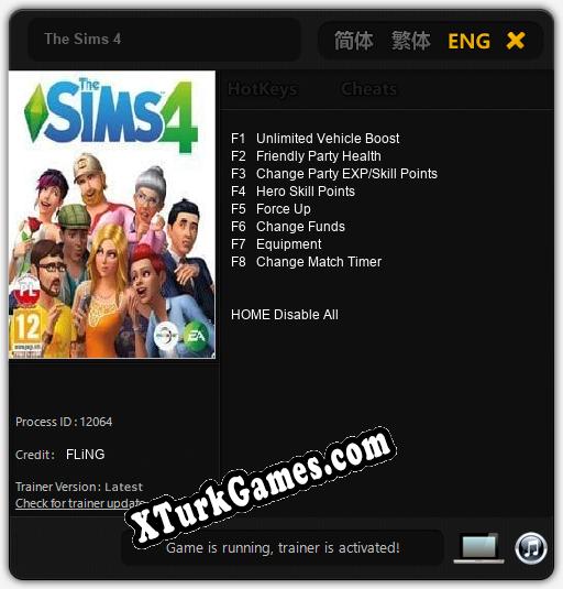 The Sims 4: Trainer +8 [v1.7]