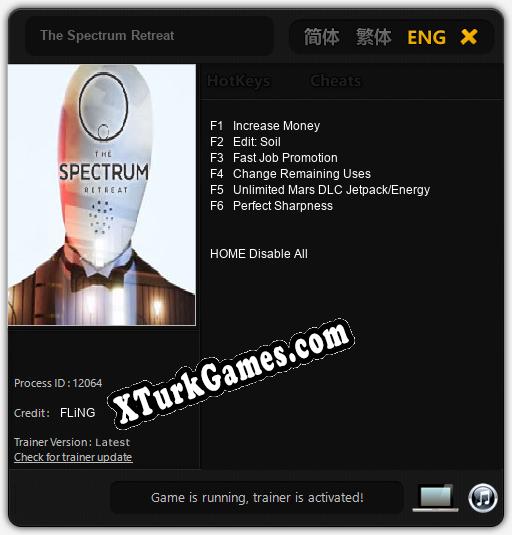 The Spectrum Retreat: Trainer +6 [v1.9]