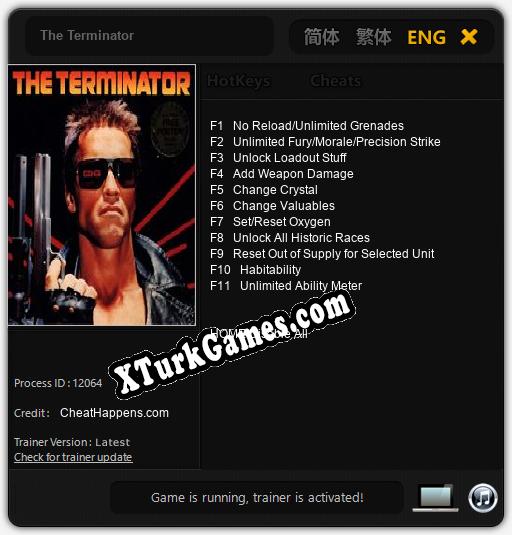 İçin Trainer’ı Çıktı The Terminator [v1.0.2]