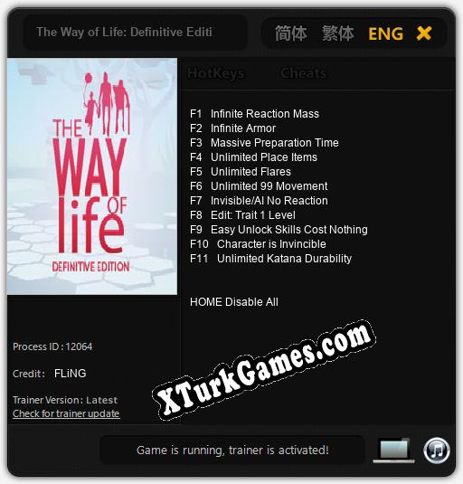 The Way of Life: Definitive Edition: Cheats, Trainer +11 [FLiNG]
