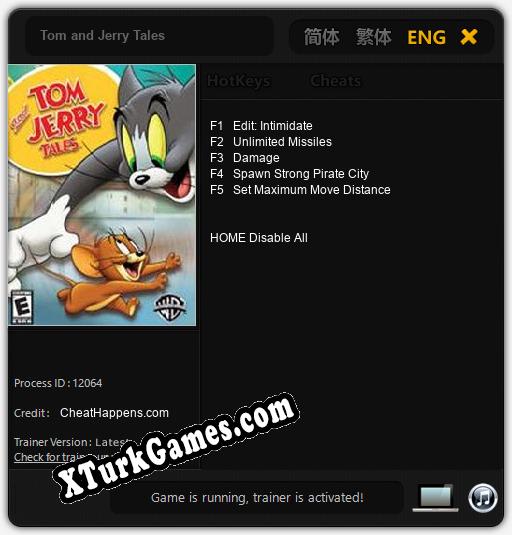 Tom and Jerry Tales: Trainer’ı (V1.0.25)