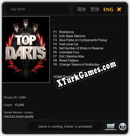 Top Darts: Cheats, Trainer +9 [FLiNG]