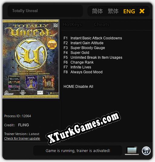 Totally Unreal: Trainer’ı (V1.0.14)