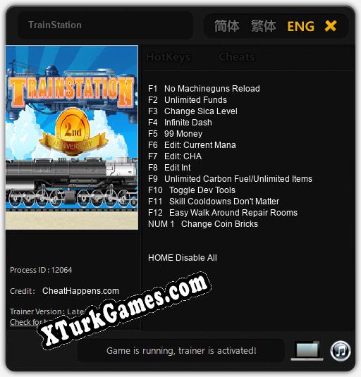 TrainStation: Cheats, Trainer +13 [CheatHappens.com]