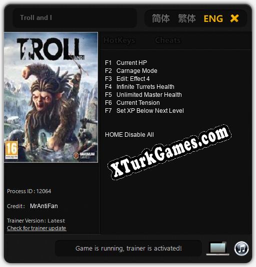 Troll and I: Trainer +7 [v1.8]