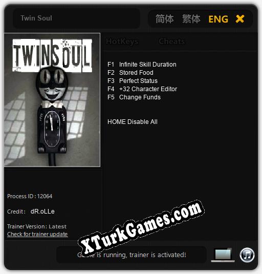 Twin Soul: Trainer +5 [v1.6]