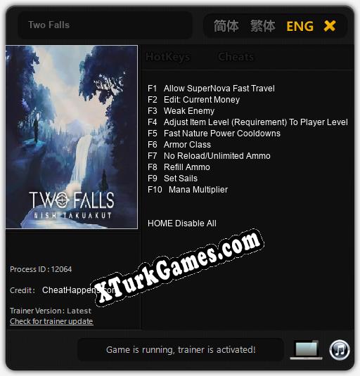 Two Falls: Cheats, Trainer +10 [CheatHappens.com]