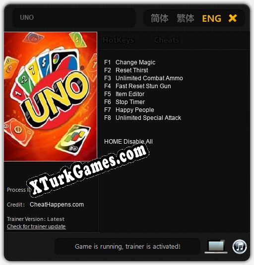 UNO: Trainer +8 [v1.1]