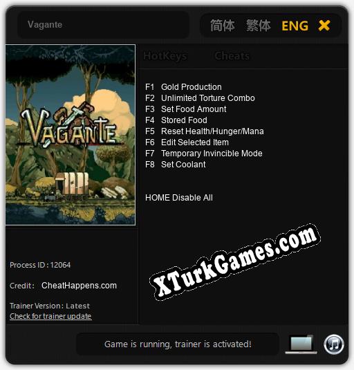 Vagante: Cheats, Trainer +8 [CheatHappens.com]