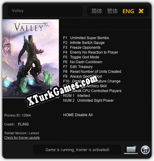 Valley: Trainer’ı (V1.0.20)