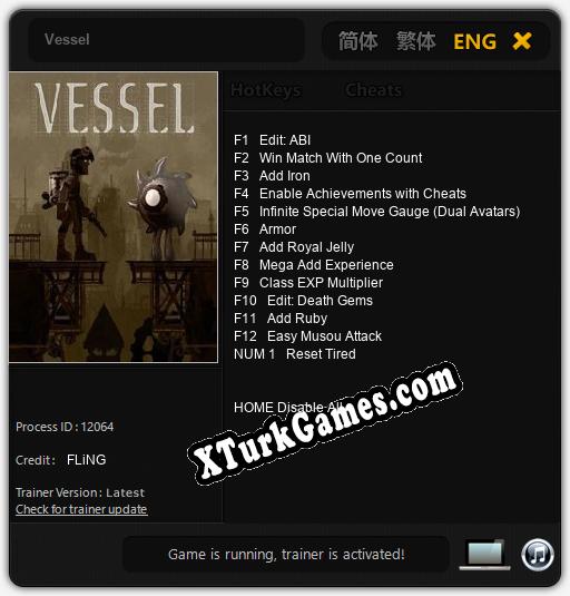 İçin Trainer’ı Çıktı Vessel [v1.0.4]