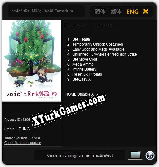 void* tRrLM2(); //Void Terrarium 2: Trainer’ı (V1.0.28)