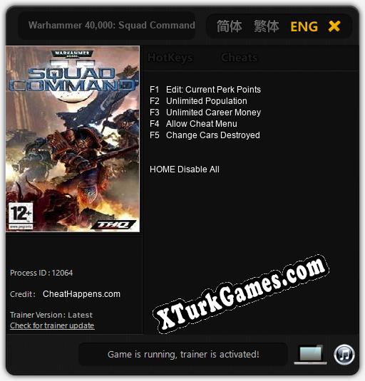 Warhammer 40,000: Squad Command: Cheats, Trainer +5 [CheatHappens.com]