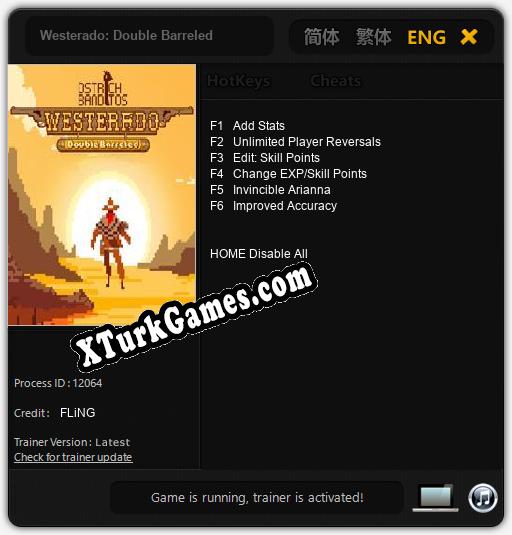 Westerado: Double Barreled: Trainer’ı (V1.0.82)