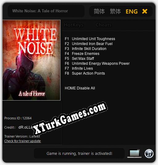 White Noise: A Tale of Horror: Cheats, Trainer +8 [dR.oLLe]