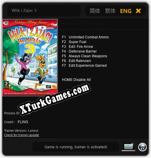 Wilk i Zajac 3: Trainer +7 [v1.1]