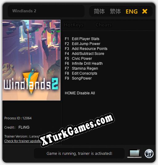 Windlands 2: Trainer +9 [v1.6]