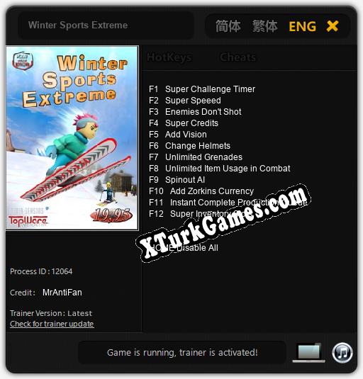 Winter Sports Extreme: Trainer’ı (V1.0.48)