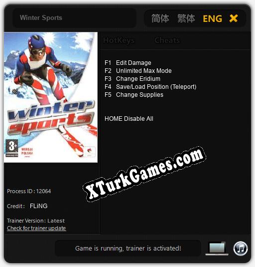 İçin Trainer’ı Çıktı Winter Sports [v1.0.3]