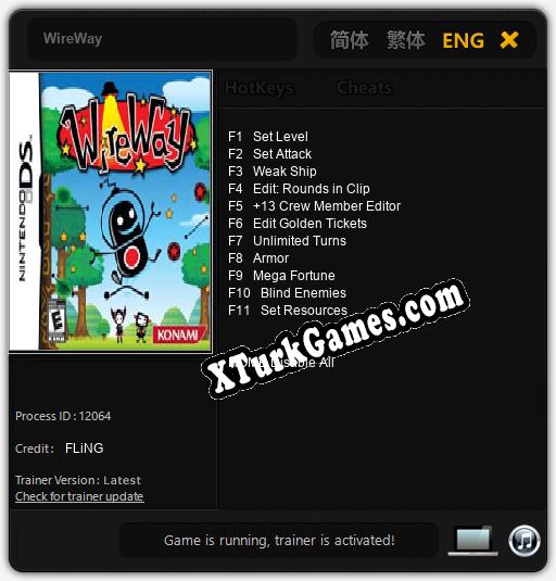 İçin Trainer’ı Çıktı WireWay [v1.0.3]