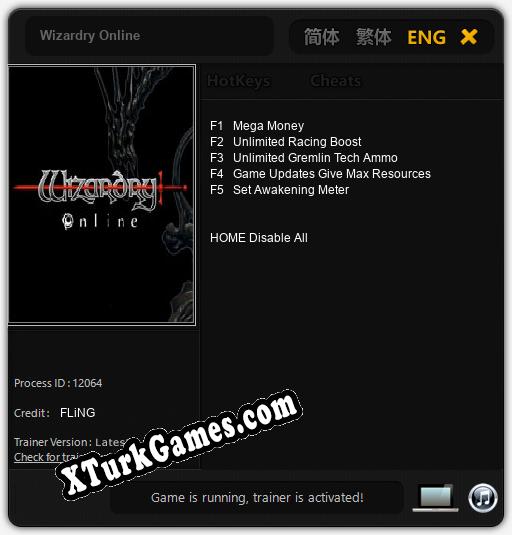 Wizardry Online: Trainer +5 [v1.8]