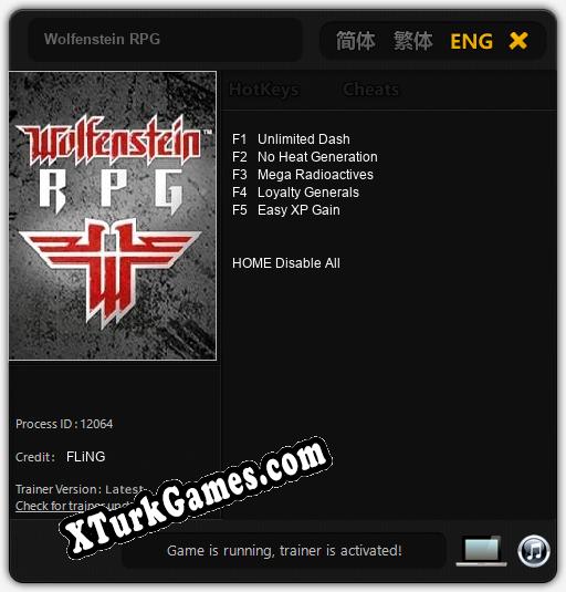 Wolfenstein RPG: Cheats, Trainer +5 [FLiNG]
